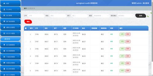 基于springboot vue的辦公管理系統(tǒng)